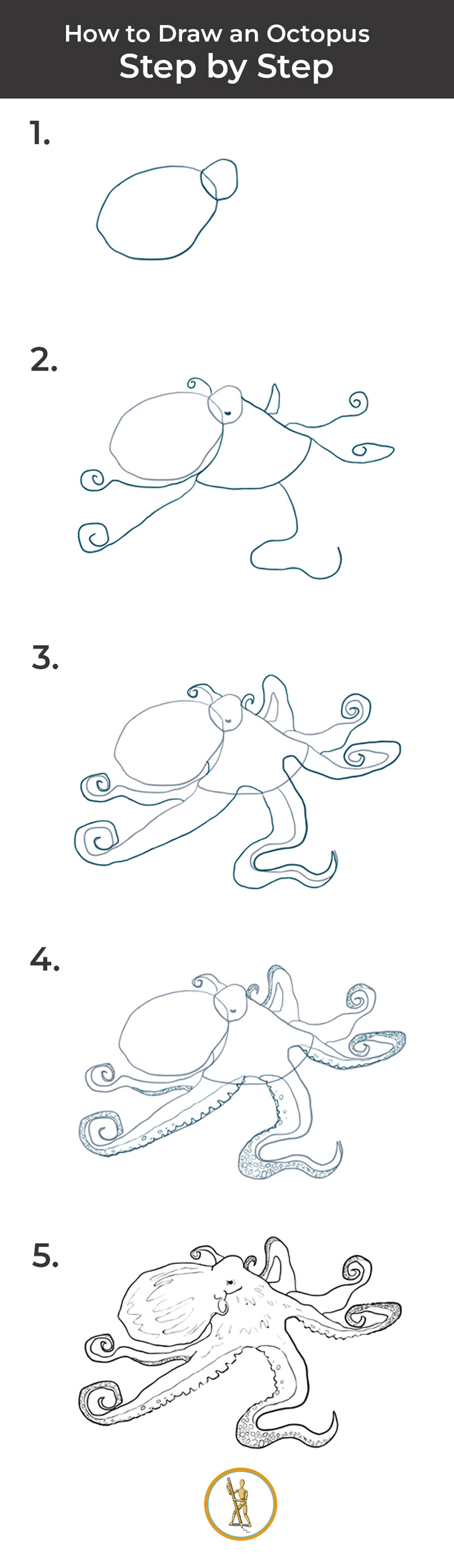 How to Draw an Octopus