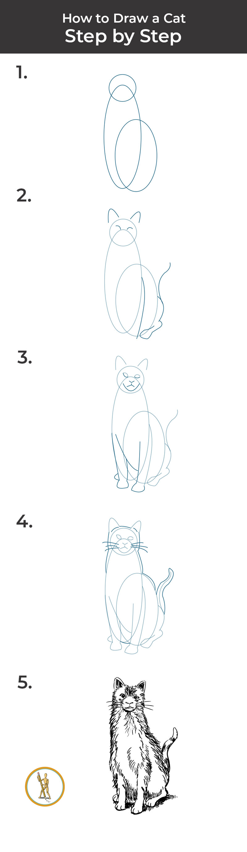 How to Draw a Realistic Cat