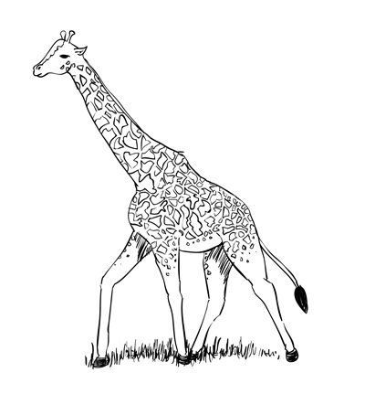 How to Draw a Giraffe – Sketchbook Challenge 33 | SketchBookNation.com